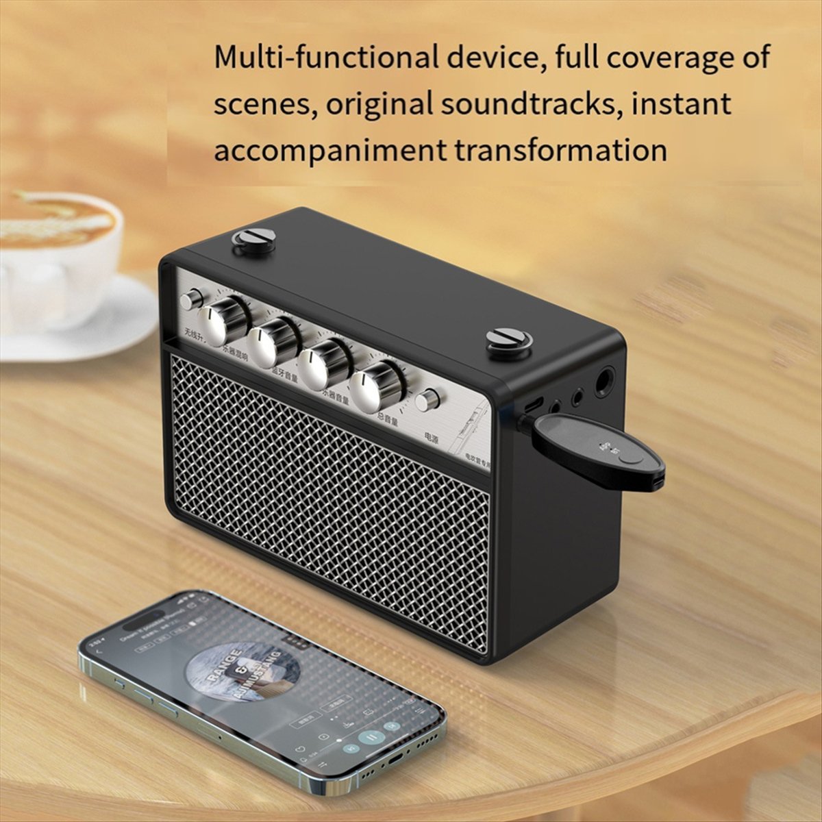 Audio And Music Splitter - محول استقبال الصوت 3.5/6.5 مللي متر