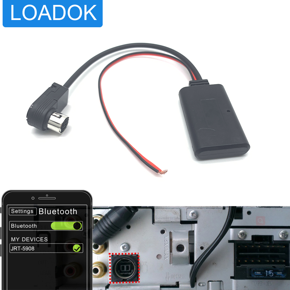 Audio Music Ai - وحدة بلوتوث 5.0 للسيارة مع كابل