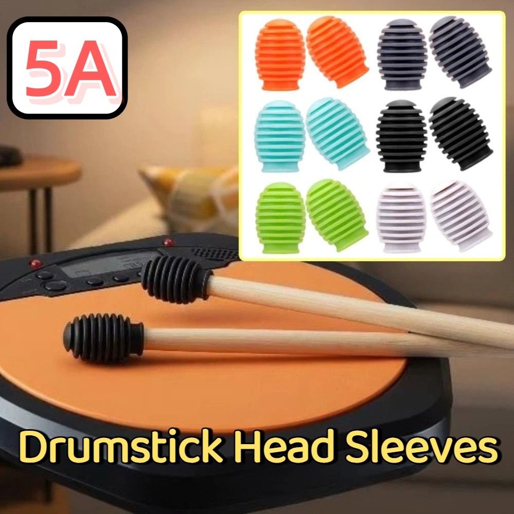Drum Stick 5A - قطعتان من أغطية رؤوس عصي الطبول