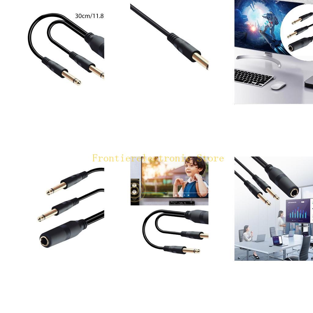 Audio And Music Splitter - G8DB 2x 1/4 بوصة 6.35 ملم