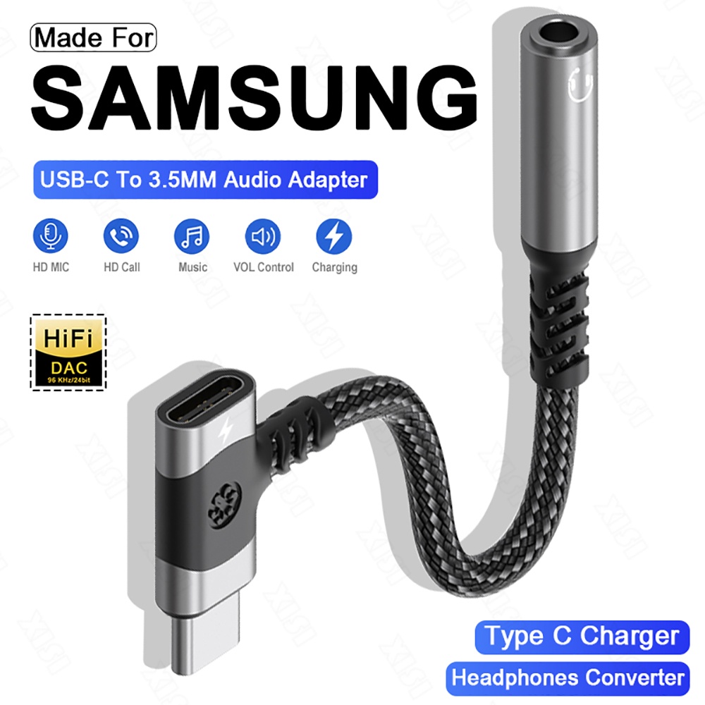 Audio And Music Splitter - محول OTG نوع C 2 في