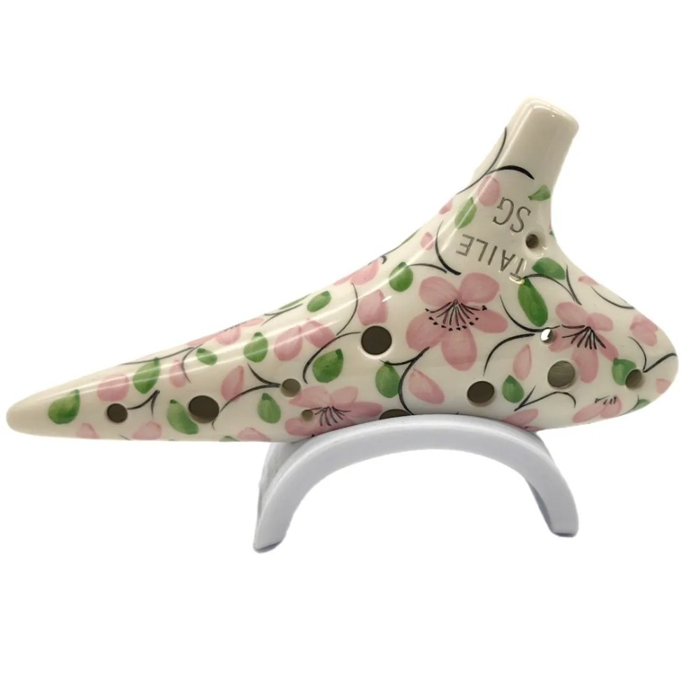 Ocarina Ceramic - أوكارينا سيراميك احترافية بـ 12 ثقبًا،