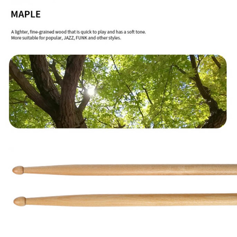 Drum Stick 5A - الكلاسيكية 5A/7A عصي طبلة 1 زوج