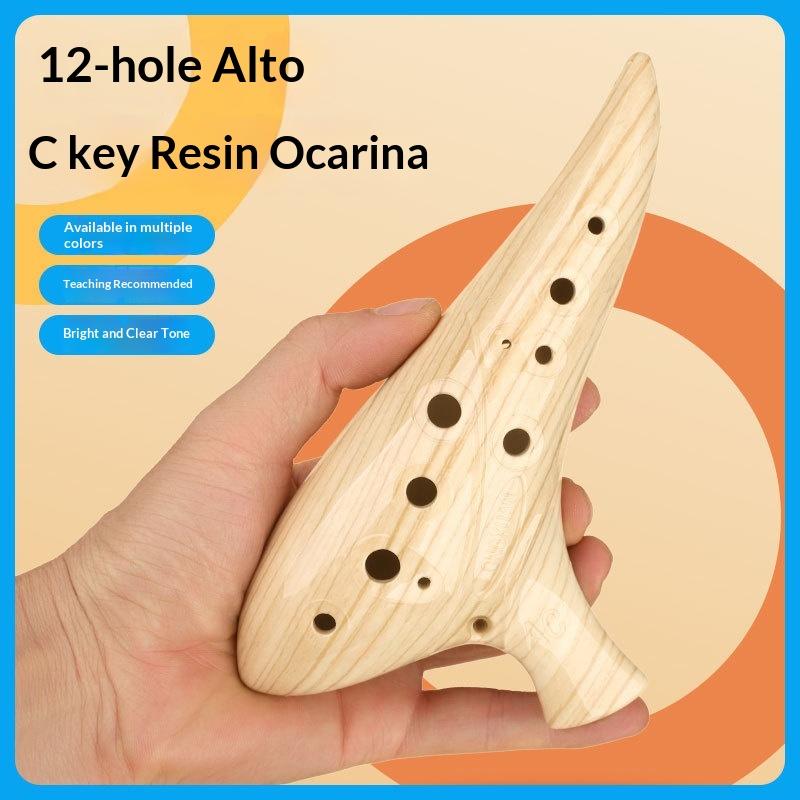 آلة أوكارينا جديدة بـ 12 فتحة، - مراجعة Ocarina Ceramic وسعره