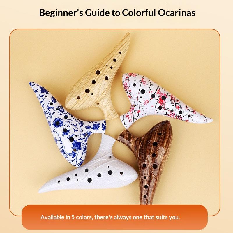 آلة أوكارينا جديدة بـ 12 فتحة، - مراجعة Ocarina Ceramic وسعره