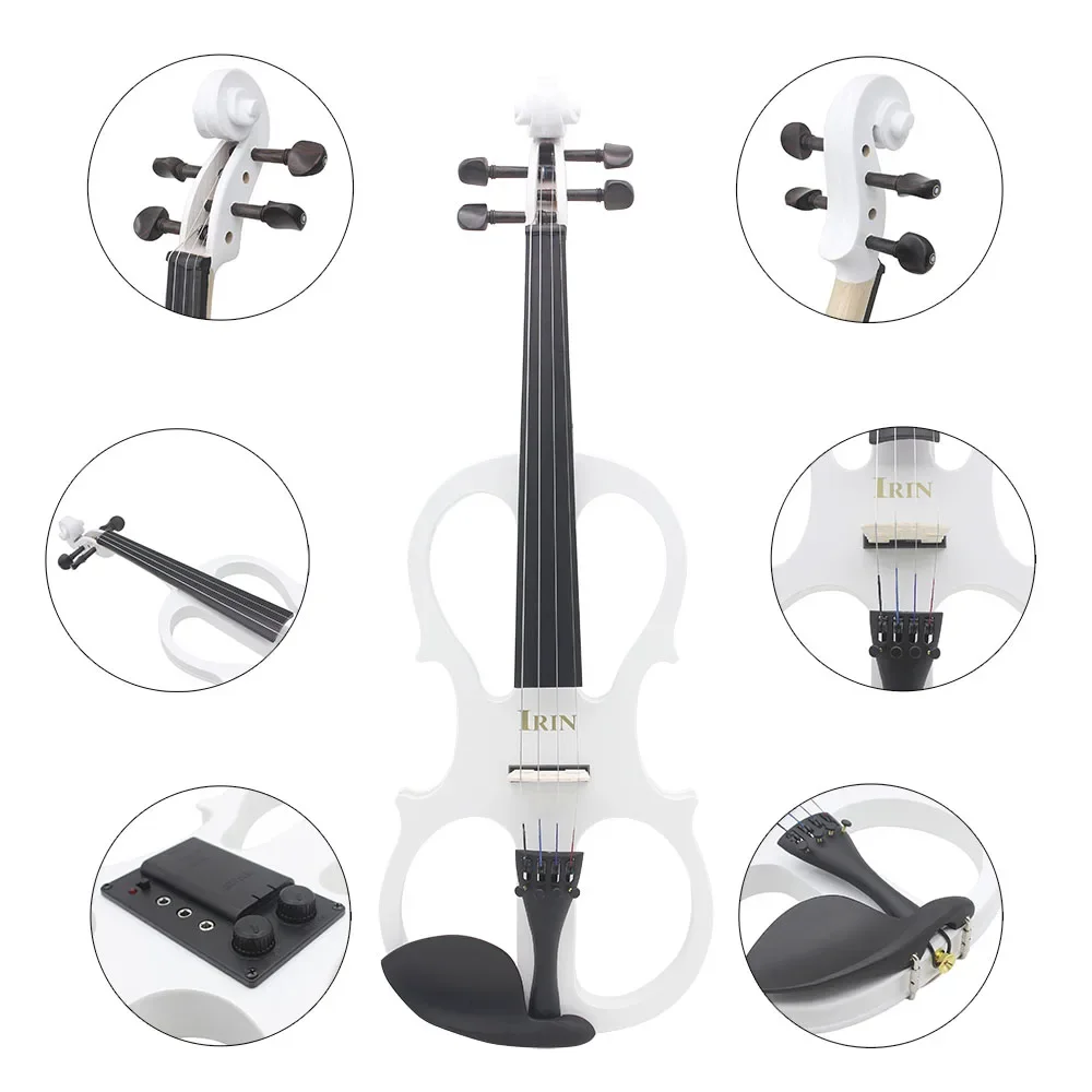 كمان كهربائي IRIN 4/4 بهيكل من - مراجعة Violin Rosin Bow وسعره