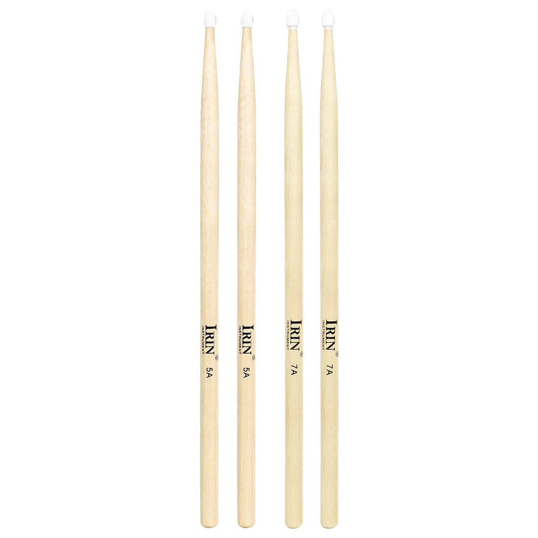 IRIN 1 أزواج 5A/7A مطارق أفخاذ - مراجعة Drum Stick 5A وسعره