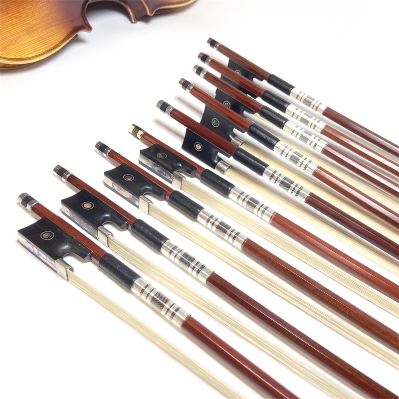 10 قطعة من القوس الجميل 4/4 ،  - مراجعة Violin Rosin Bow وسعره