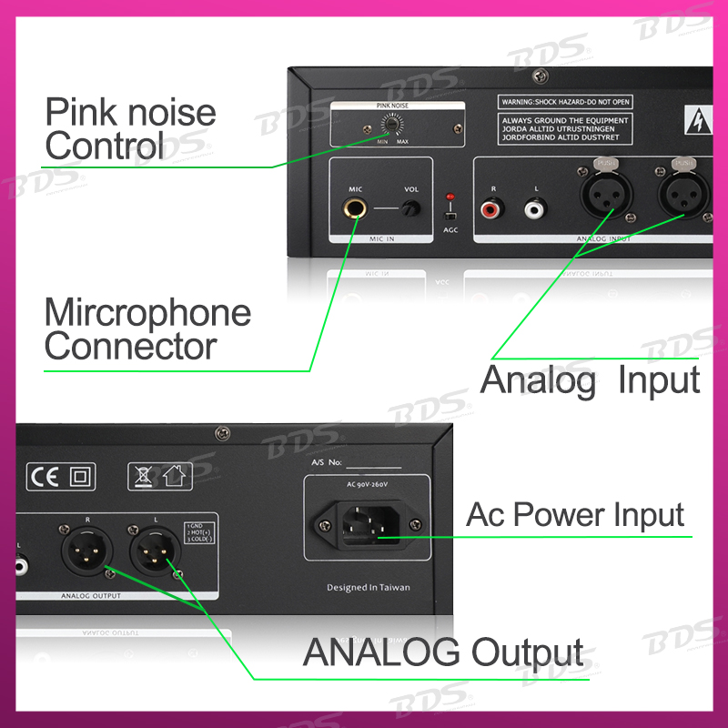 BDS PP-131P محلل صوت مثبت على  - مراجعة Audio Music Generator وسعره