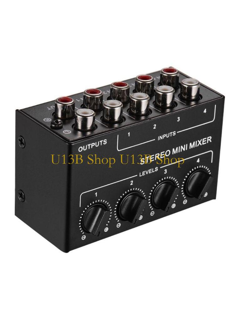 U13B 4-قناة السلبي خلاط صغير خ - مراجعة Audio And Music Splitter وسعره