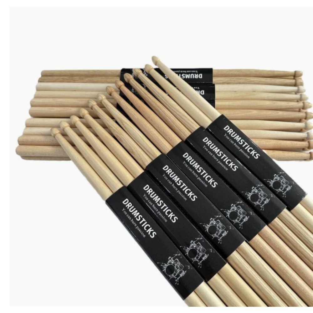 زوج واحد من عصي الطبول المصنوع - مراجعة Drum Stick 5A وسعره
