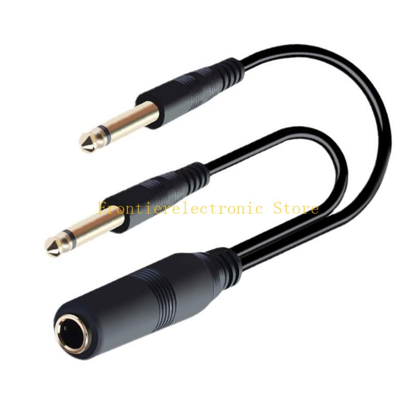 G8DB 2x 1/4 بوصة 6.35 ملم إلى  - مراجعة Audio And Music Splitter وسعره