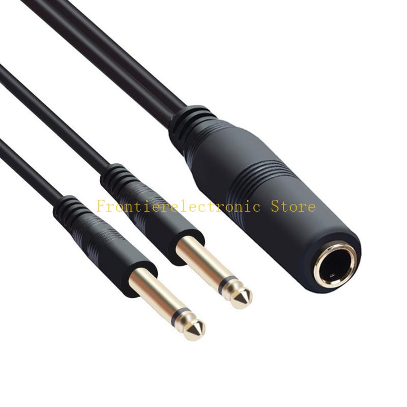 G8DB 2x 1/4 بوصة 6.35 ملم إلى  - مراجعة Audio And Music Splitter وسعره