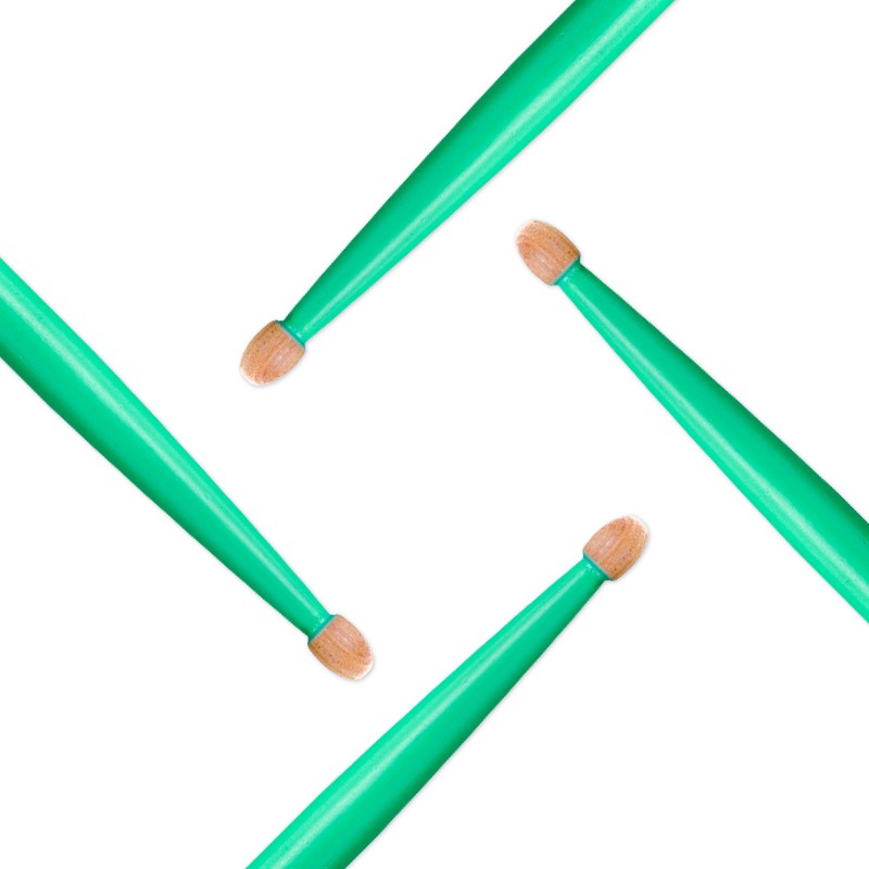عصا طبل هان هيكوري ملونة، عصا  - مراجعة Drum Stick 5A وسعره