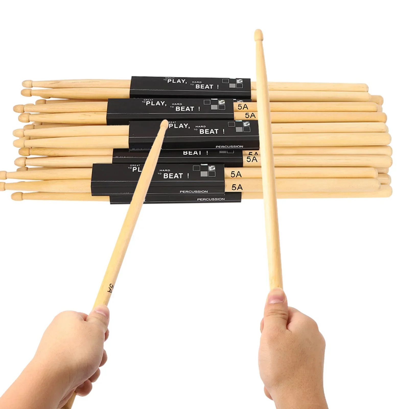 12 زوجًا من أعواد الطبل على شك - مراجعة Drum Stick 5A وسعره