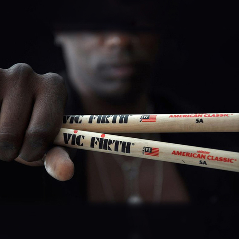 1 زوج العصي 5A الخشب تلميح الو - مراجعة Drum Stick 5A وسعره