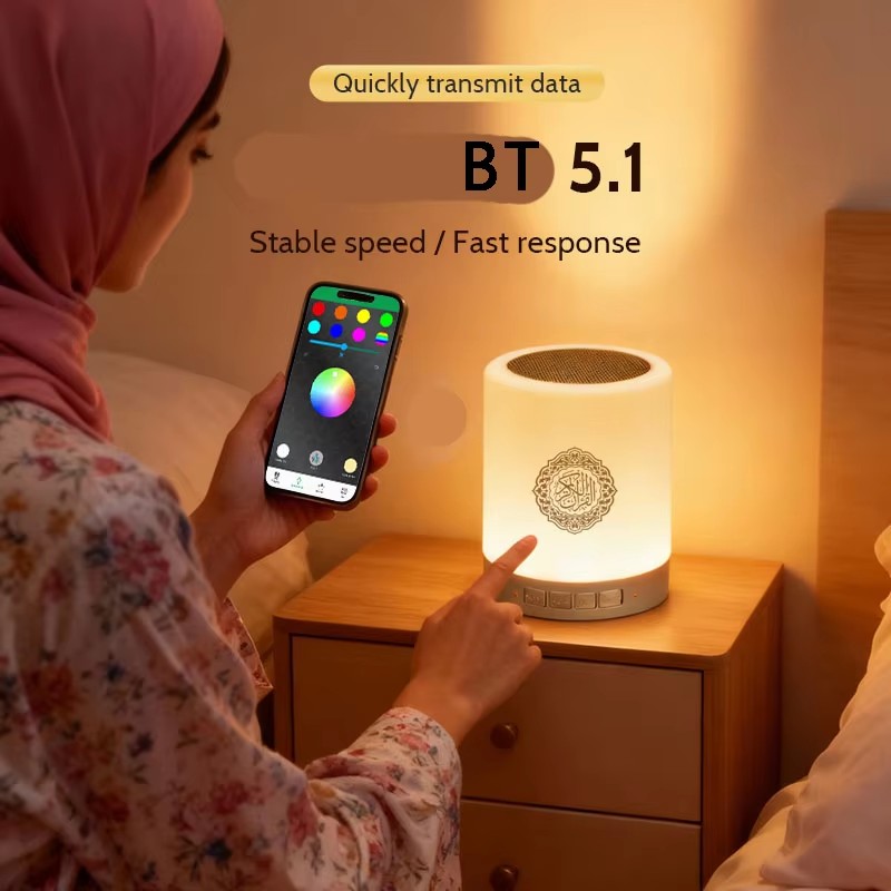 ساعة أذان إسلامية مع مكبر صوت  - مراجعة Audio Music Islamic وسعره