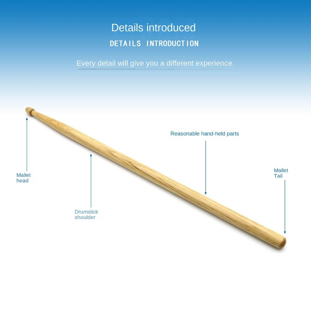 زوج واحد من عصي الطبول 5A/7A ا - مراجعة Drum Stick 5A وسعره