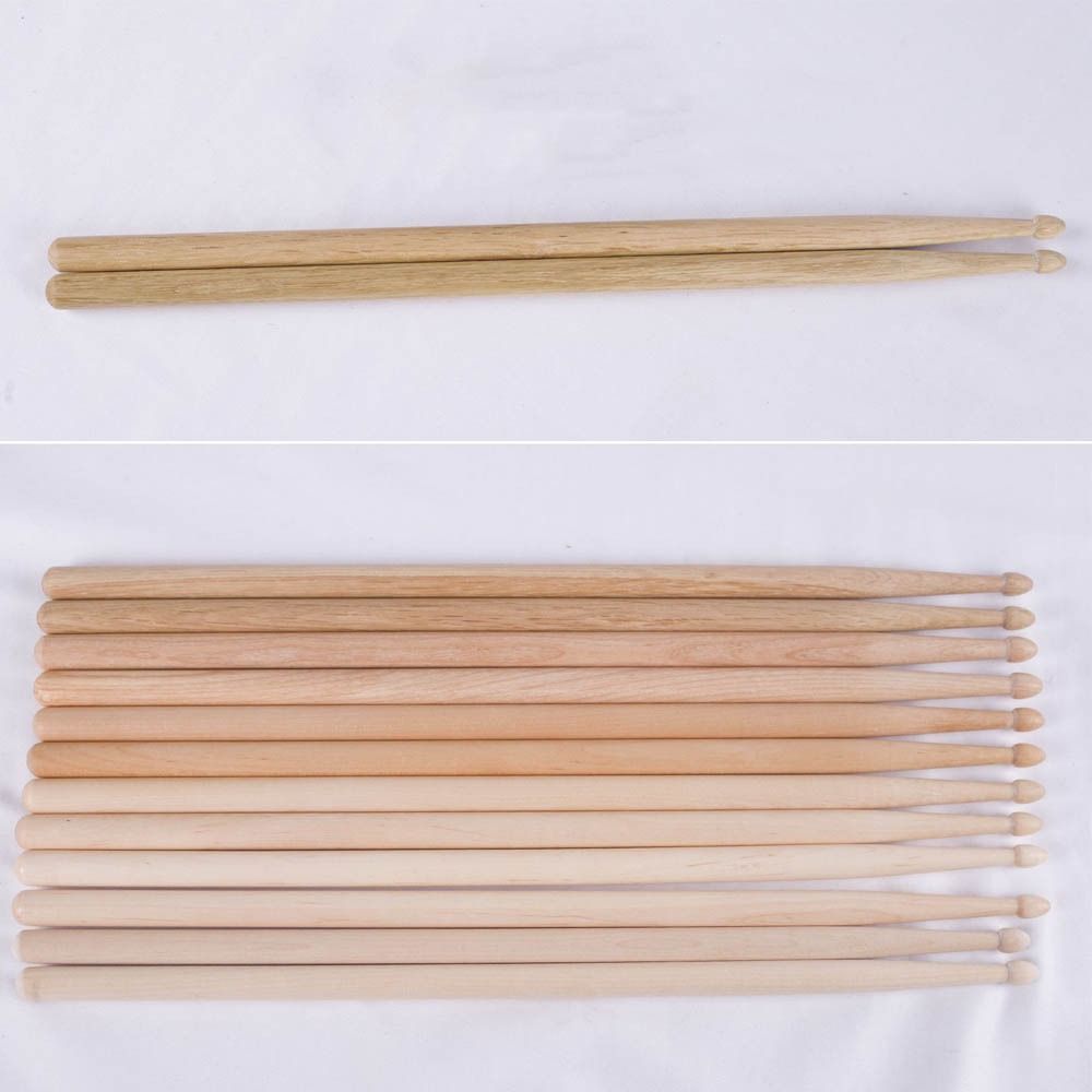 الكلاسيكية 5A/7A عصي طبلة 1 زو - مراجعة Drum Stick 5A وسعره