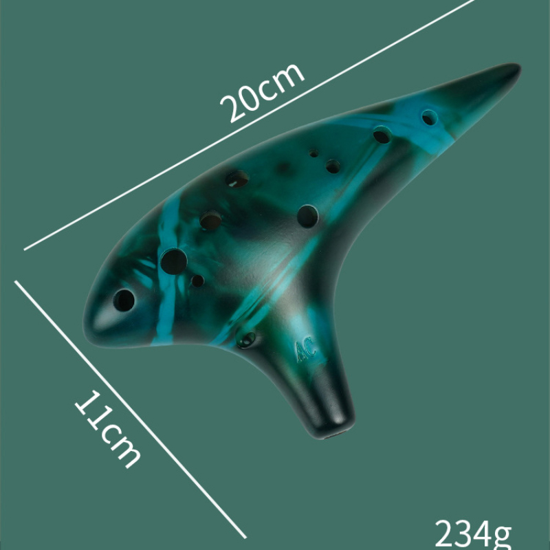 أوكارينا سيراميك بـ 12 فتحة بم - مراجعة Ocarina Ceramic وسعره
